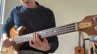 Video thumbnail for Demo of 80's double precision pickups bass : Vantage VP710B - Made in Japan by Funky Pipole