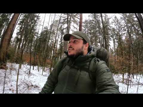 Übernachtung im Wald bei -3 Grad!? Winterbiwak, Outdoor, Bushcraft, Shelter