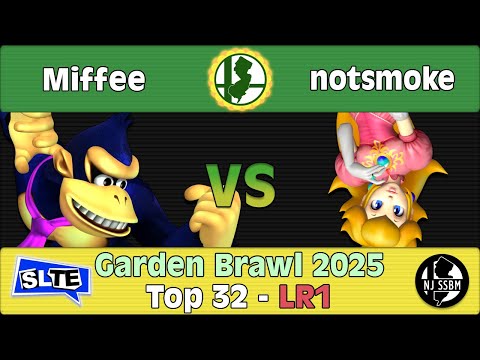Garden Brawl 2025: Miffee (DK) Vs. notsmoke (Peach) - Top 32 LR1