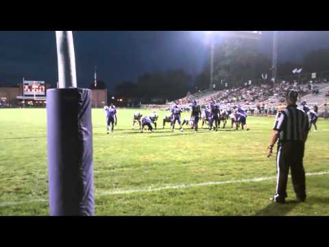 Aurora Kicker Robby Albrecht connects on a 20 yard FG