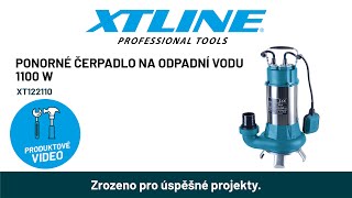 XTline Ponorné čerpadlo na odpadní vodu 1100W XT122110