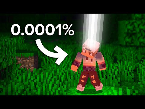 Rarest Things That Can Happen to YOU in Minecraft
