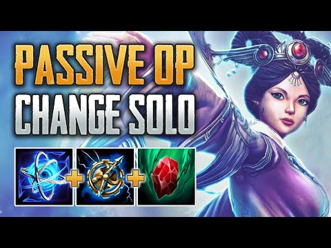 SAVED BY PASSIVE! Chang'e Solo Gameplay (SMITE Conquest)