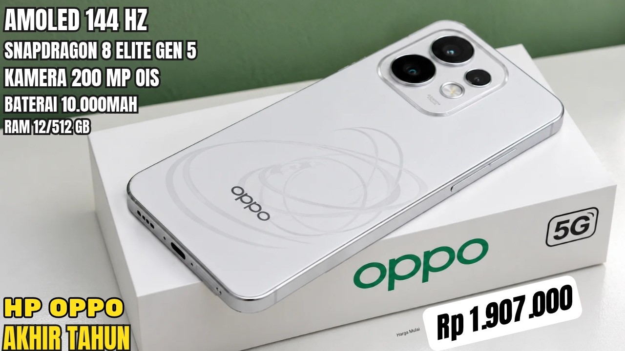 BARU RILIS‼️10000mAh + RAM 12/512GB | HP OPPO TERBARU DAN TERBAIK OKTOBER 2026