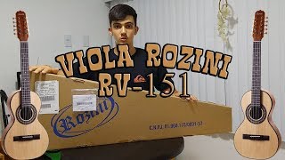 Video thumbnail for UNBOXING - Viola Caipira Rozini Ponteio Acústica Rv151 by Thayson Pertel Arrivabeni