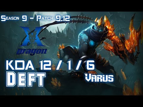 KZ Deft VARUS vs KAI'SA ADC - Patch 9.12 KR Ranked