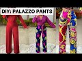 HOW TO MAKE A STRAIGHT PALAZZO PANT| Easy Cutting and Stitching Tutorial.