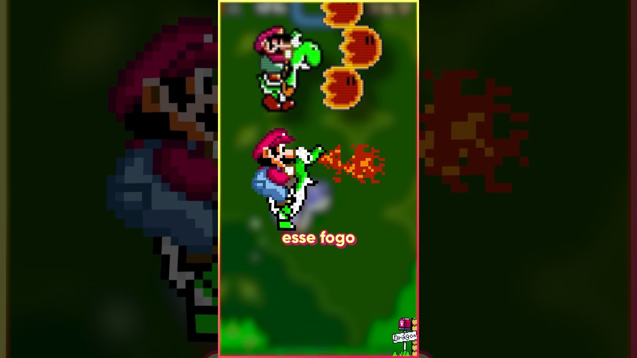 o Yoshi era pra ser bem diferente em Super Mario World 🐲 #supermarioworld  #yoshi