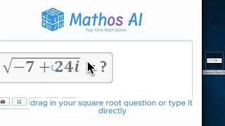 Tutorial - Mathos AI Square Root Calculator
