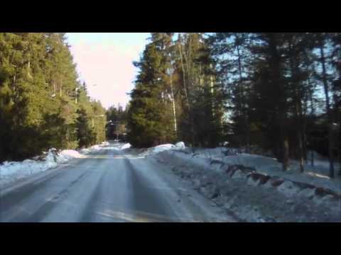 Kempele-Vihiluoto drivethrough early spring