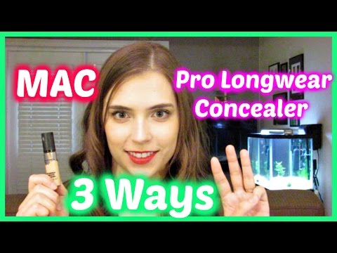 MAC Pro Longwear Concealer: 3 Ways (review and demo) Video