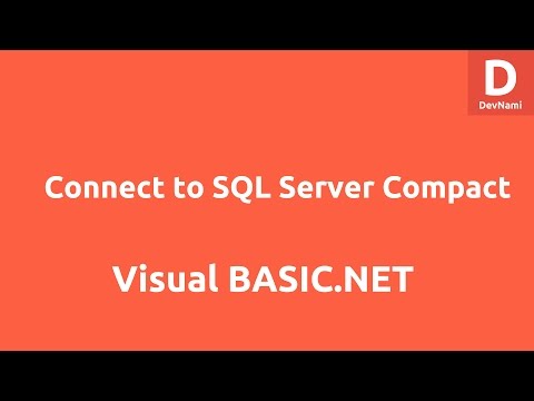 Connect to SQL Server Compact using VB Net