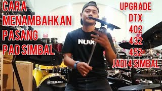 Video thumbnail for Cara nambah PAD Simbal & Kick pada DTX 402 | Upgrade Yamaha DTX 402 / 452 / 432 by Seribu Musik