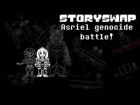 [unitale,CYF] Other version Storyswap Asriel genocide battle! [undertale fangame]