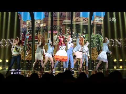 (2YOON) [24/7] @SBS Inkigayo Popular song 20130210