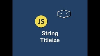 string titleize in javascript