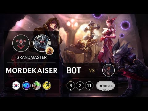Mordekaiser Bot vs Lucian - KR Grandmaster Patch 9.7