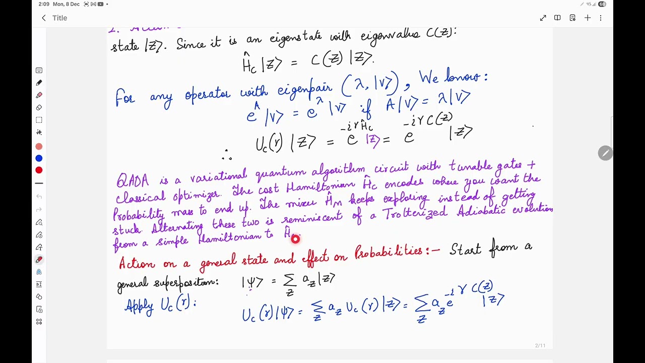 Quantum Approximate Optimization Algorithm: QAOA 