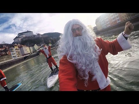 Weihnachtsmarkt Eröffnung Kufstein 2017 - Stand Up Paddel
