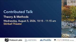 CCN 2026 | Theory & Methods (CT)