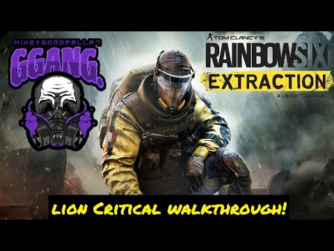 LION Critical SOLO Walkthrough! (Rainbow Six Extraction)