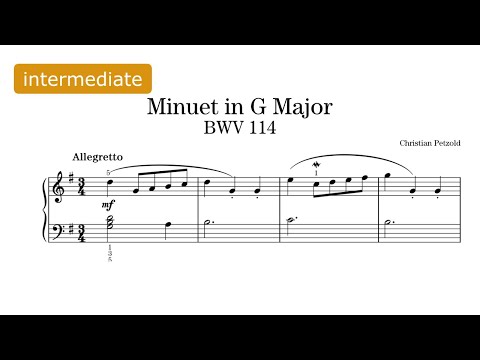 Minuet in G Major BWV 114 - Christian Petzold