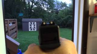 Tokyo Marui G26 airsoft gun shooting demo