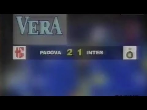 Padova-Inter 2:1, 1995/96 - 90° minuto (doppietta di Goran Vlaović)