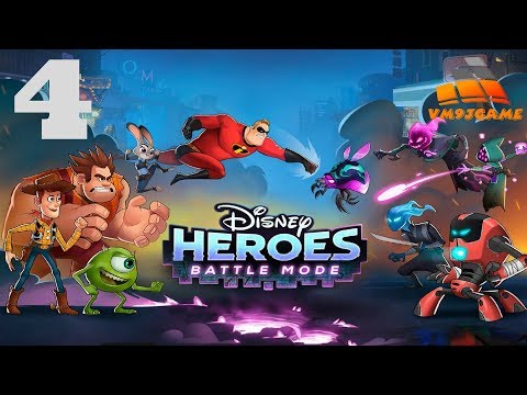 Disney Heroes: Battle Mode -  Gameplay Walkthrough Part 4 (iOS, Android)