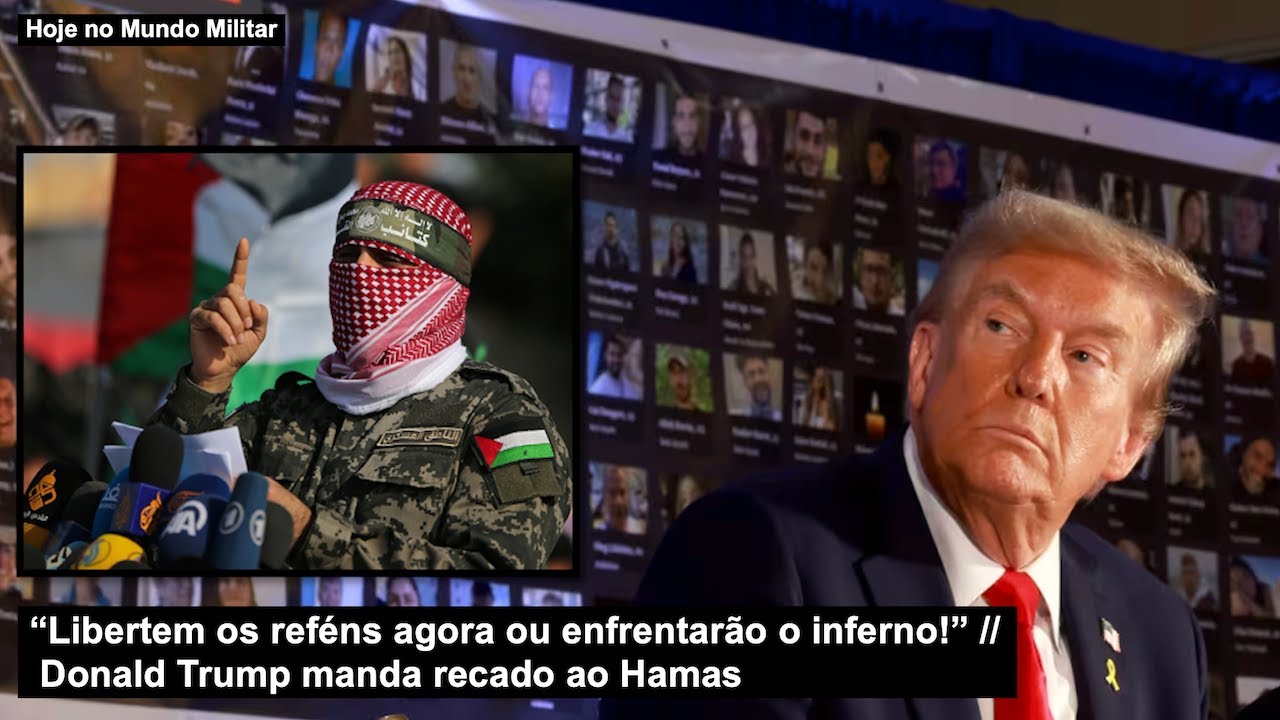 “Libertem os reféns agora ou enfrentarão o inferno!” Donald Trump manda recado ao Hamas