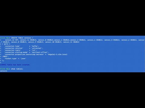 Apache Flink SQL Demo (FLaNK Series)