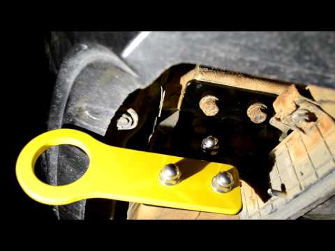 Front and rear tow hook install for 04-07 Subaru STi and 02-07 wrx