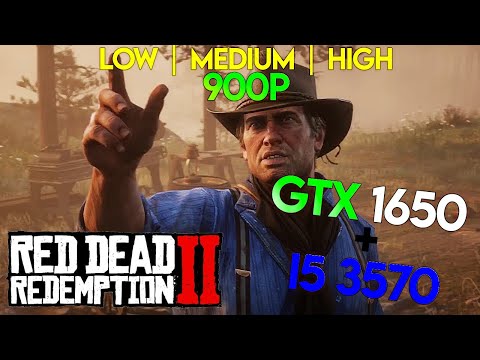 GTX 1650 | I5 3570 | Red Dead Redemption 2 | All Settings | 900p Resolution | Gameplay & FPS Test