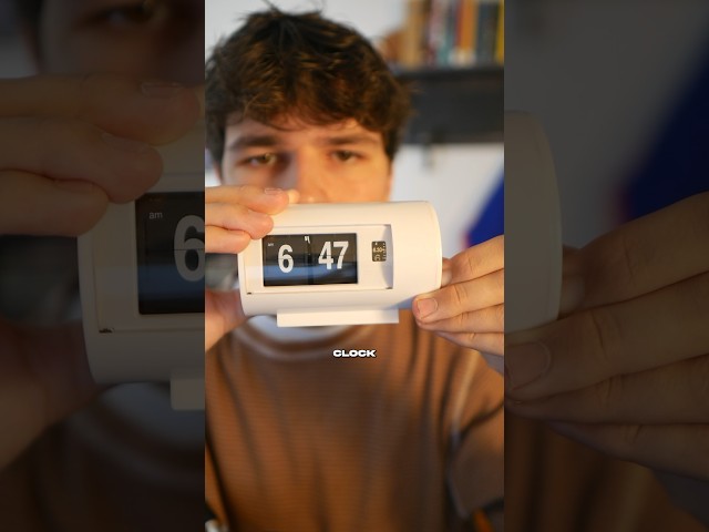 Vídeo relacionado con Framan Flip Clock Retro Relojes de Sobremesa Modernos. Cuarzo, Base de Metal y láminas de plástico