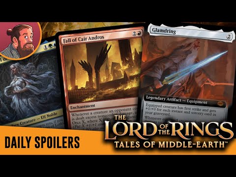 Daily Lord of the Rings MTG Spoilers: Glamdring, Elrond, Galadriel, Token Makers for Modern...