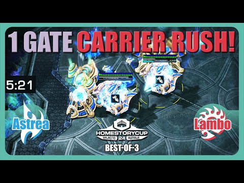 Flagship on Deck! - Lambo (Z) vs. Astrea (P) - HSC24 Group B | StarCraft 2