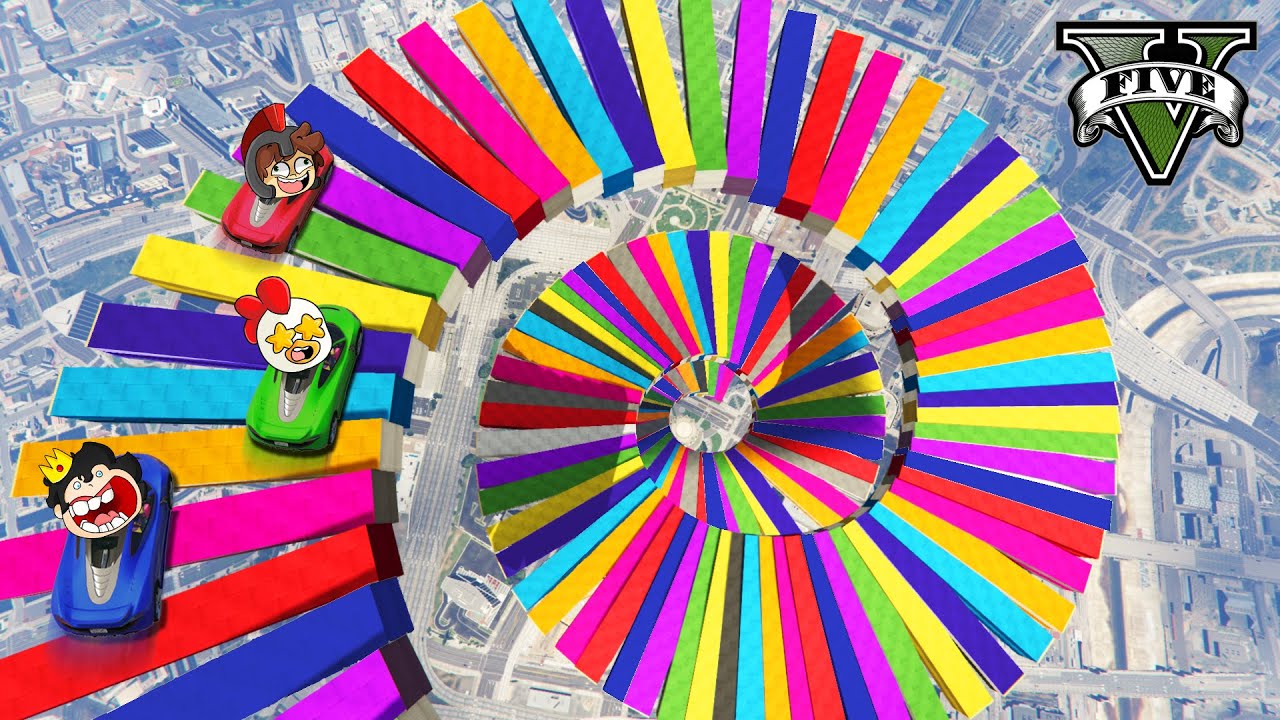 ¡LA ESPIRAL DE LA MUERTE 99% IMPOSIBLE! 🚗☠️ CARRERA ÉPICA en GTA 5 con LOS COMPAS