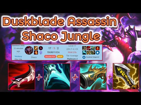 Duskblade Crit Shaco Jungle - Platin Ranked [League of Legends] Full Gameplay - Infernal Shaco