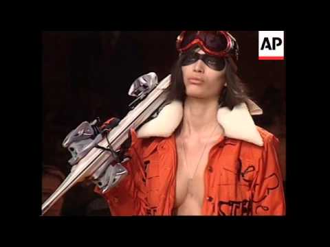 Castelbajac shows his neon ski wear in Paris