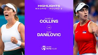 Теннис Danielle Collins vs. Olga Danilovic | 2024 Madrid Round 2 | WTA Match Highlights