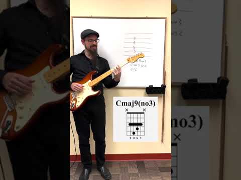 Cmaj9no3 - Fancy Chord Of The Week [Music Theory For Guitar] #shorts