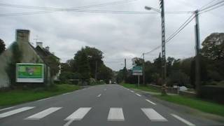preview picture of video 'Driving On The D790 Rue de Kerjoly, Corlay, Côtes D'Armor, Brittany, France 16th October 2009'