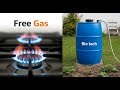 No More Gas Cylinders! How I Get Free Gas All Year Round Using Just a Blue Plastic Barrel +PVC Pipes