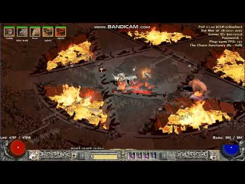 LVL99 w/ 96k dmg Rabies Druid - Chaos run - Path of Diablo (Season 11 - Softcore)