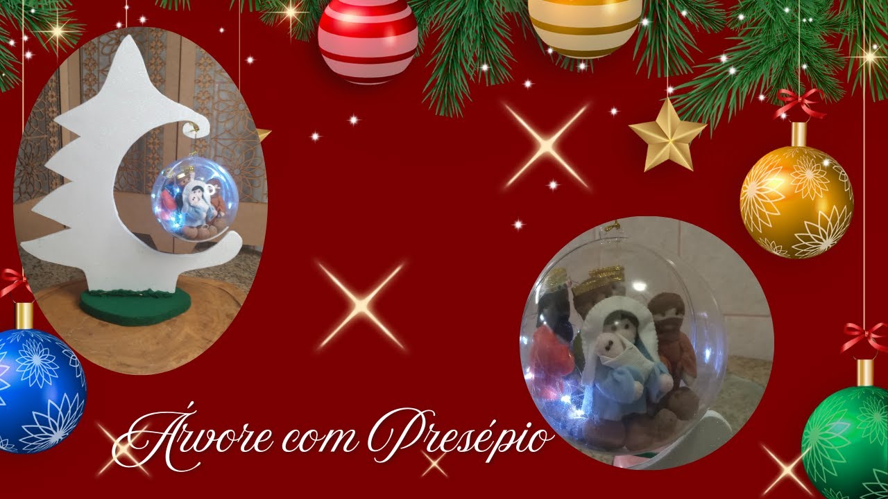ÁRVORE COM PRESÉPIO