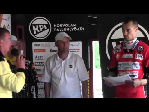 1.8.2015 Lehdistötilaisuus Kouvolan Pallonlyöjät - Kiteen Pallo