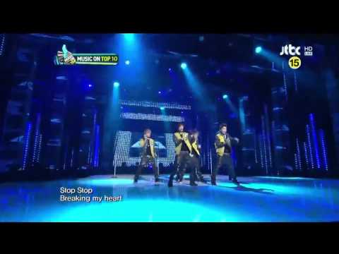120229 JTBC Music On Top Teen Top-Crazy(Remix)
