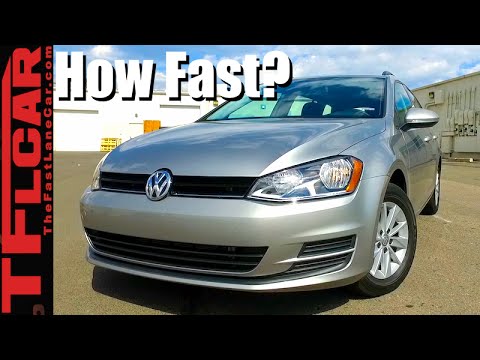 2016 VW Golf Sportwagen TSI 0-60 MPH Review
