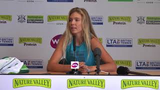 Katie Boulter reaches first WTA quarterfinal in Nottingham 2018