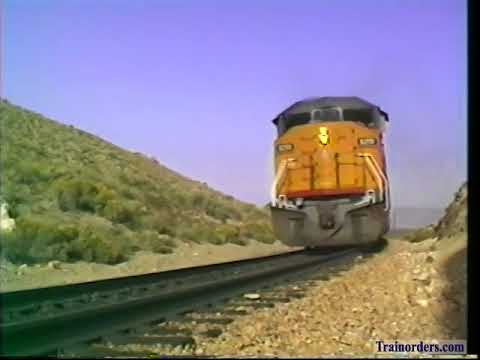Classic Railroad Series 911 - "Singing" Rails, Hogan Summit, NV. UP Heavy Coal Train 9-24-1992.